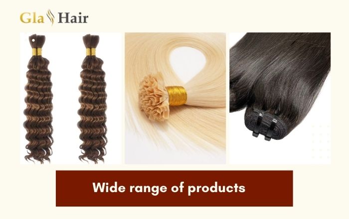 Range of products they offered